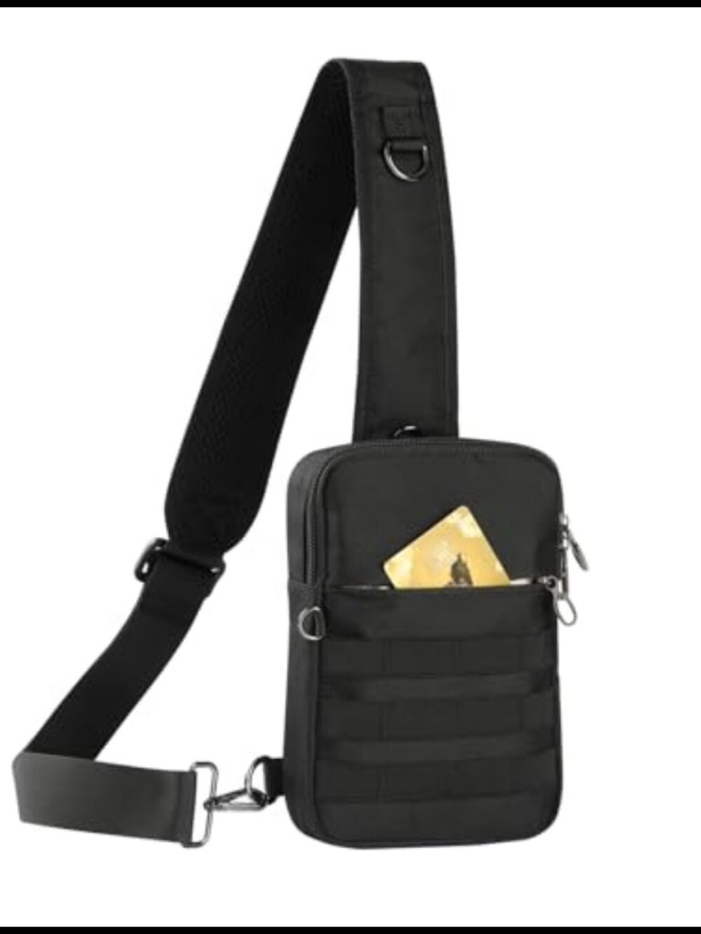 RFID Anti Theft Sling Crossbody Bag Molle Tactical Travel